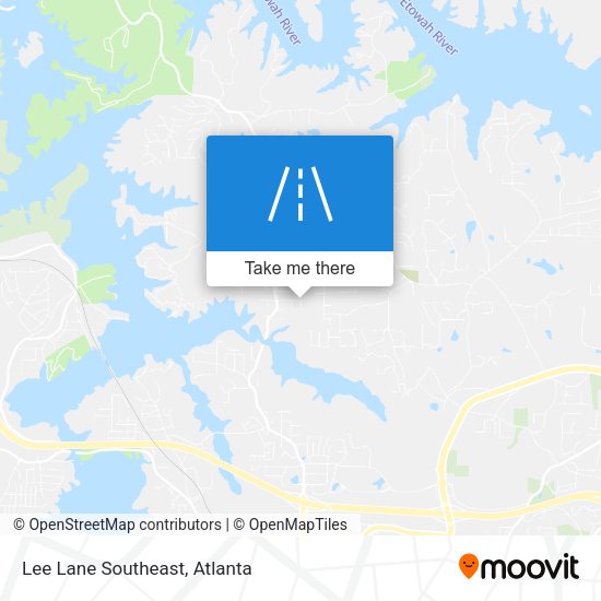 Mapa de Lee Lane Southeast