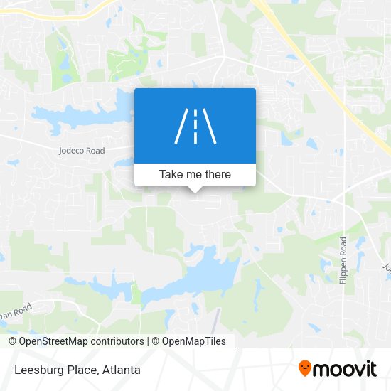 Mapa de Leesburg Place