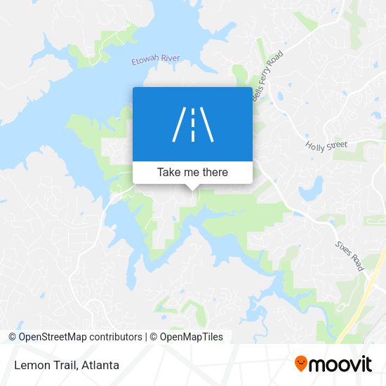 Mapa de Lemon Trail