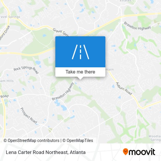 Mapa de Lena Carter Road Northeast