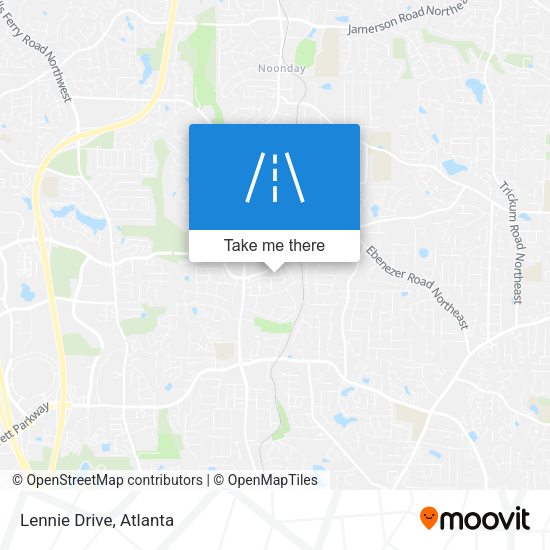 Mapa de Lennie Drive