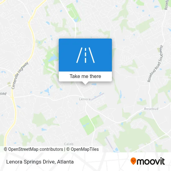 Lenora Springs Drive map