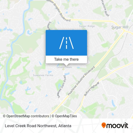 Mapa de Level Creek Road Northwest