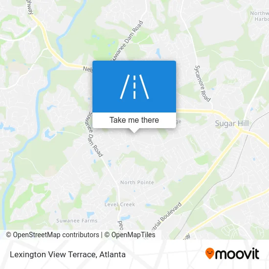 Lexington View Terrace map