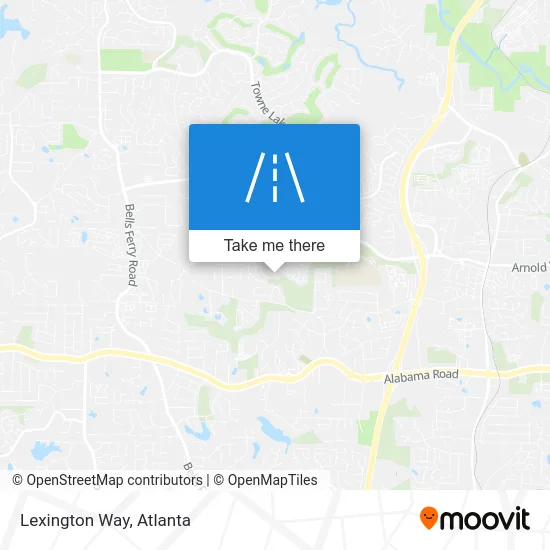 Lexington Way map