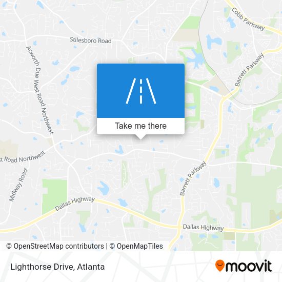 Lighthorse Drive map