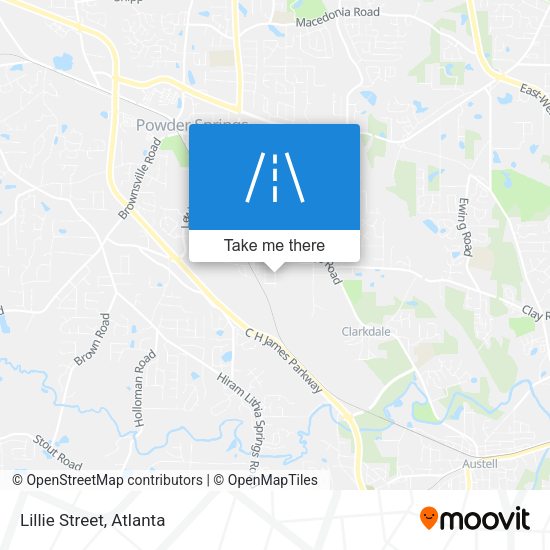 Mapa de Lillie Street