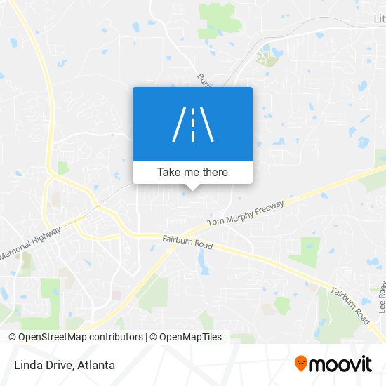 Linda Drive map