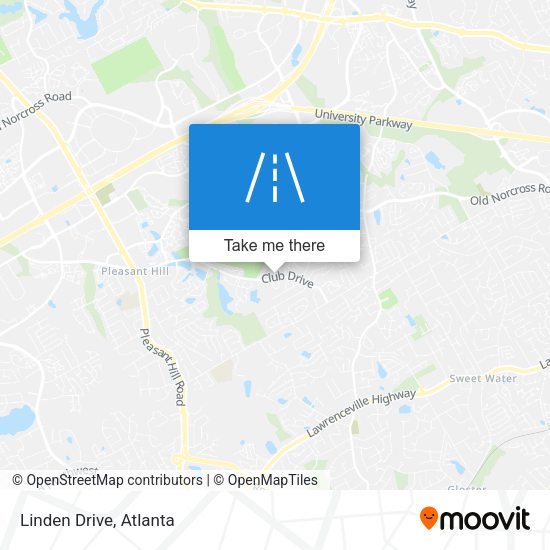 Mapa de Linden Drive