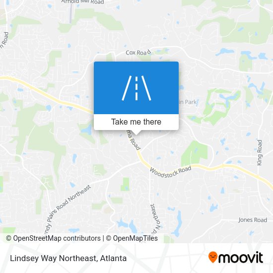 Lindsey Way Northeast map