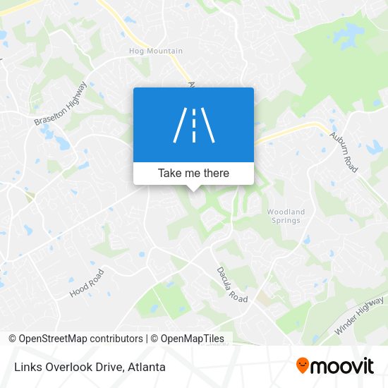 Links Overlook Drive map