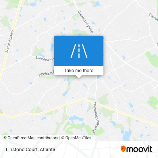 Mapa de Linstone Court