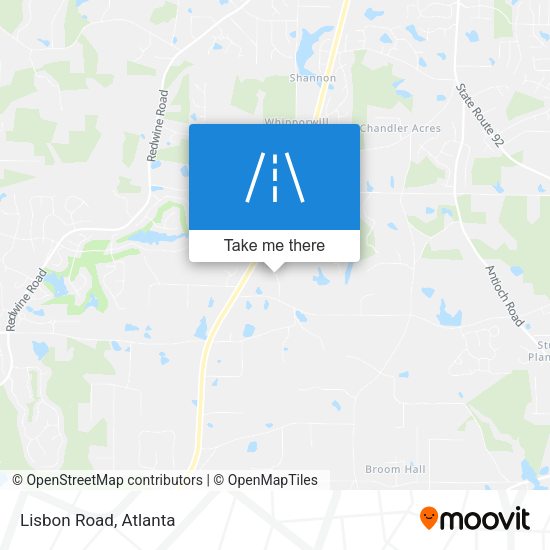 Mapa de Lisbon Road