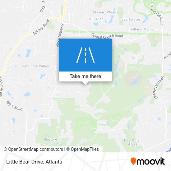 Mapa de Little Bear Drive