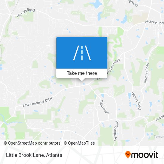 Mapa de Little Brook Lane