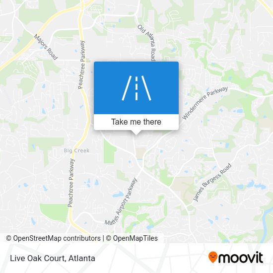 Mapa de Live Oak Court