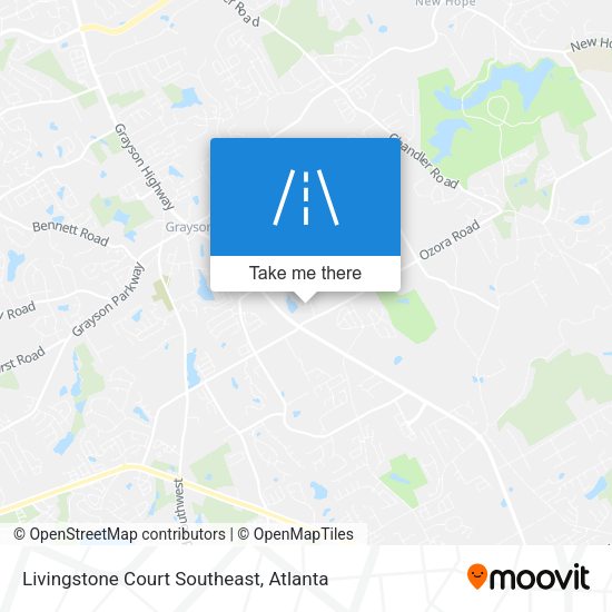 Mapa de Livingstone Court Southeast