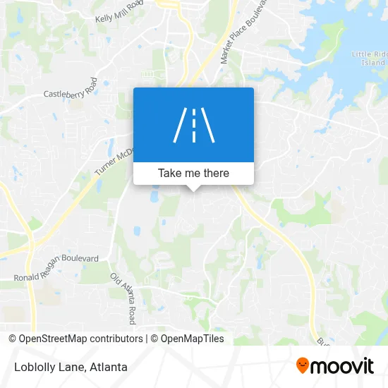 Loblolly Lane map