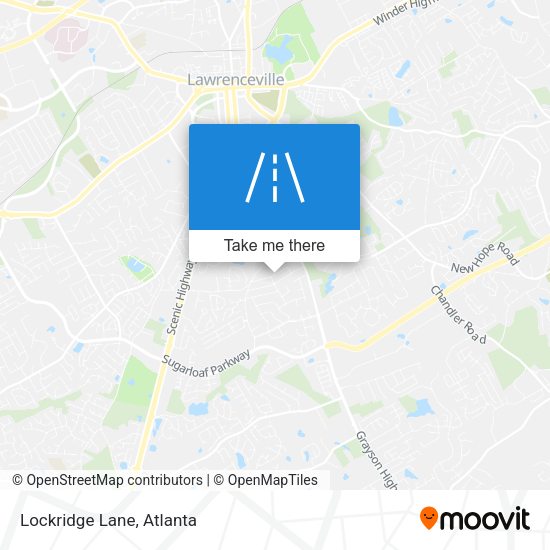 Mapa de Lockridge Lane
