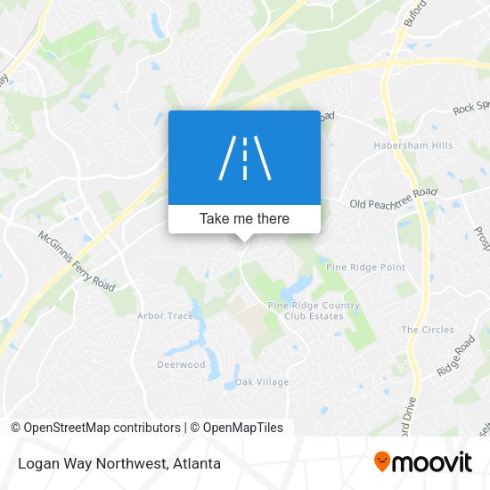 Mapa de Logan Way Northwest