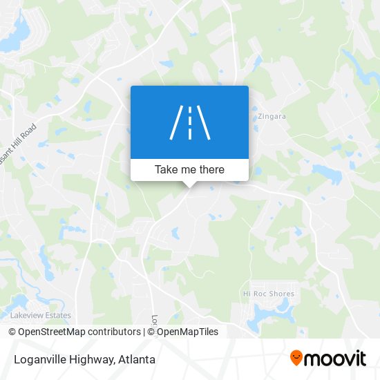 Mapa de Loganville Highway