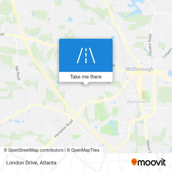 London Drive map
