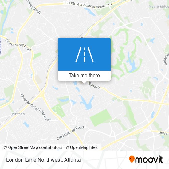 London Lane Northwest map