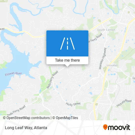 Long Leaf Way map