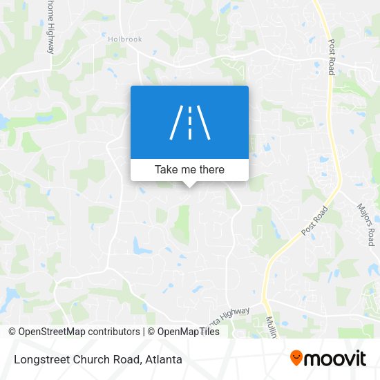 Mapa de Longstreet Church Road