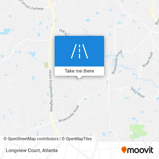 Longview Court map