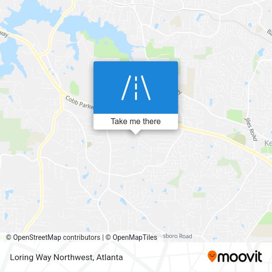 Mapa de Loring Way Northwest