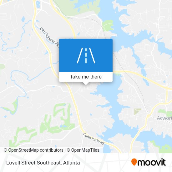 Lovell Street Southeast map