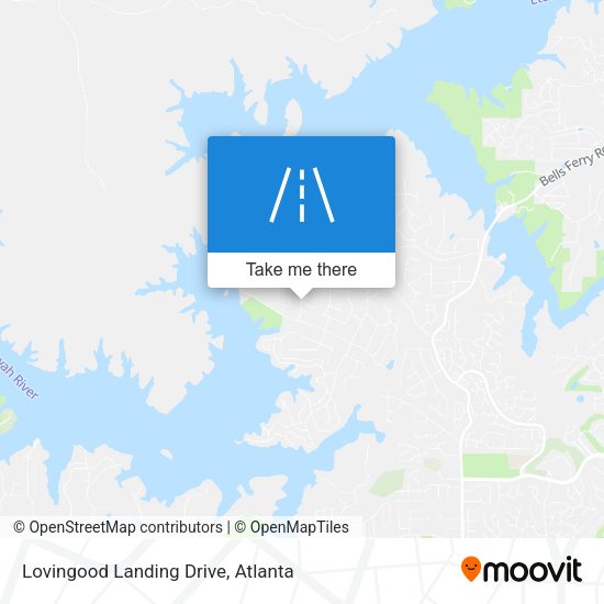 Lovingood Landing Drive map