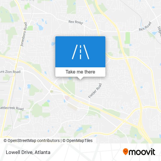 Lowell Drive map