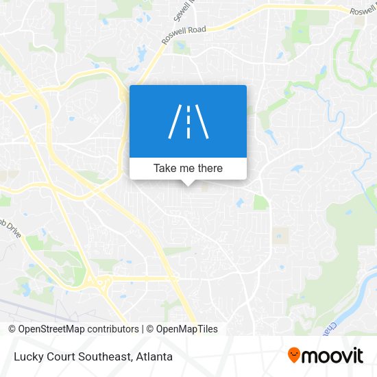 Mapa de Lucky Court Southeast