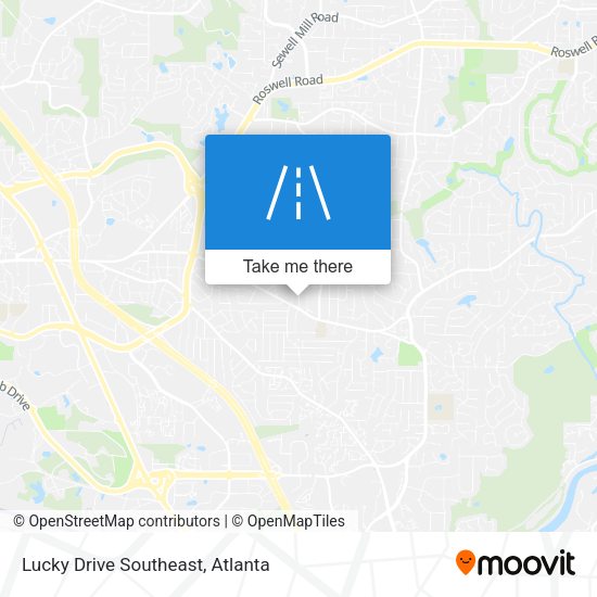 Mapa de Lucky Drive Southeast