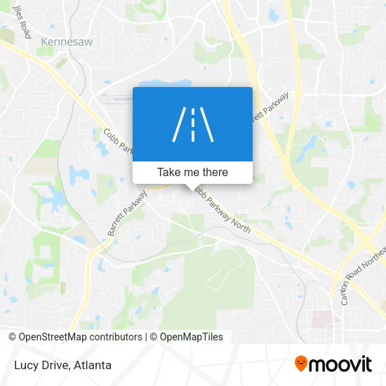 Lucy Drive map