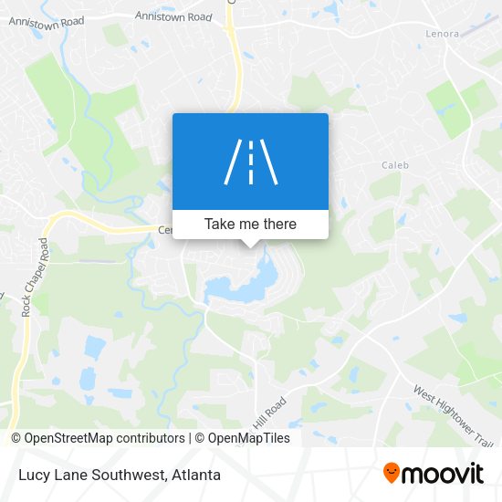 Mapa de Lucy Lane Southwest