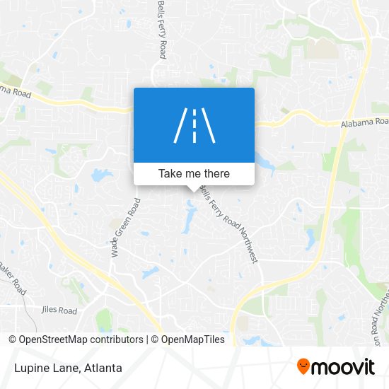 Mapa de Lupine Lane