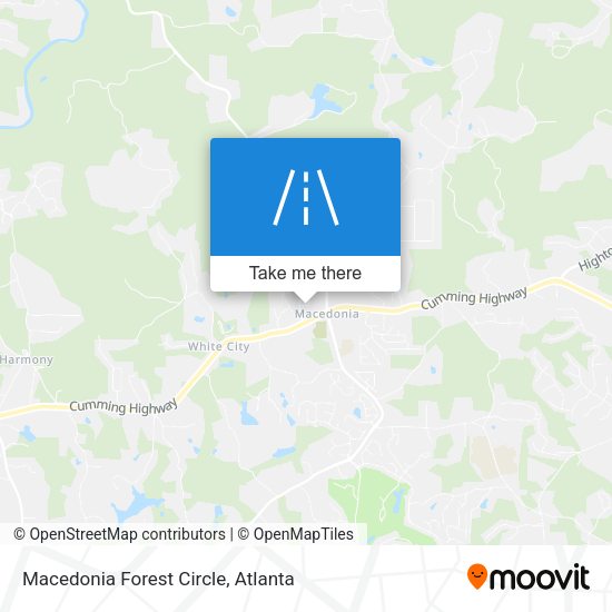 Mapa de Macedonia Forest Circle