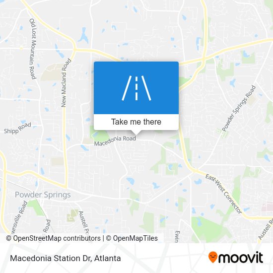 Macedonia Station Dr map