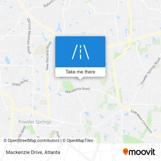 Mapa de Mackenzie Drive