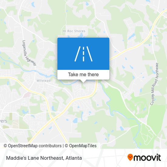 Maddie'S Lane Northeast map