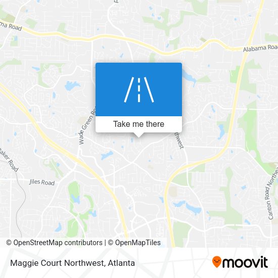 Maggie Court Northwest map