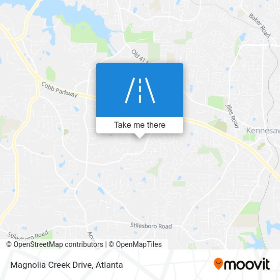 Magnolia Creek Drive map