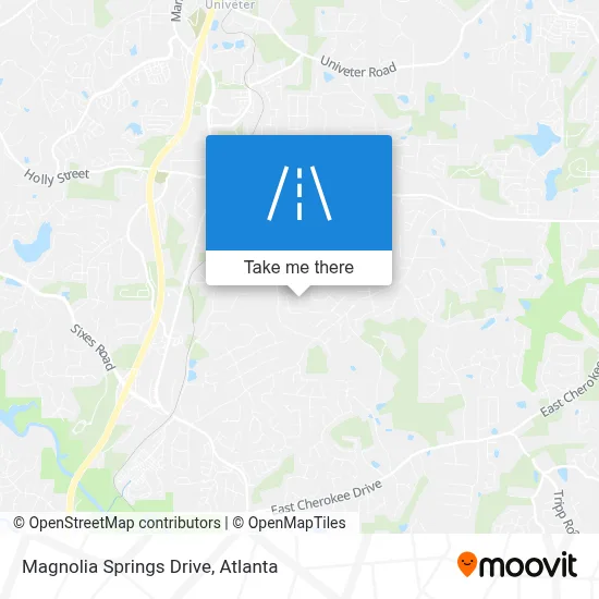 Magnolia Springs Drive map