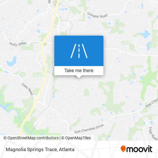 Mapa de Magnolia Springs Trace