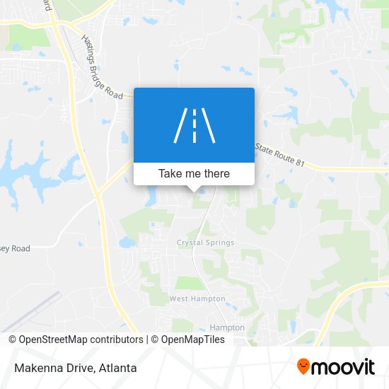 Mapa de Makenna Drive