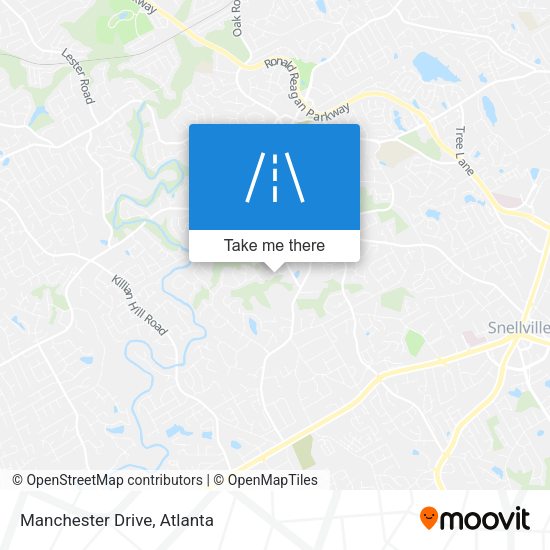 Manchester Drive map