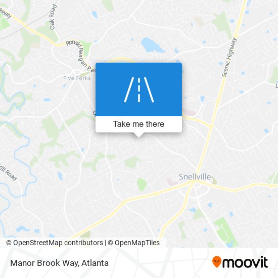 Manor Brook Way map